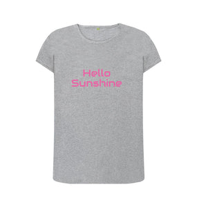 Athletic Grey Hello Sunshine T-shirt