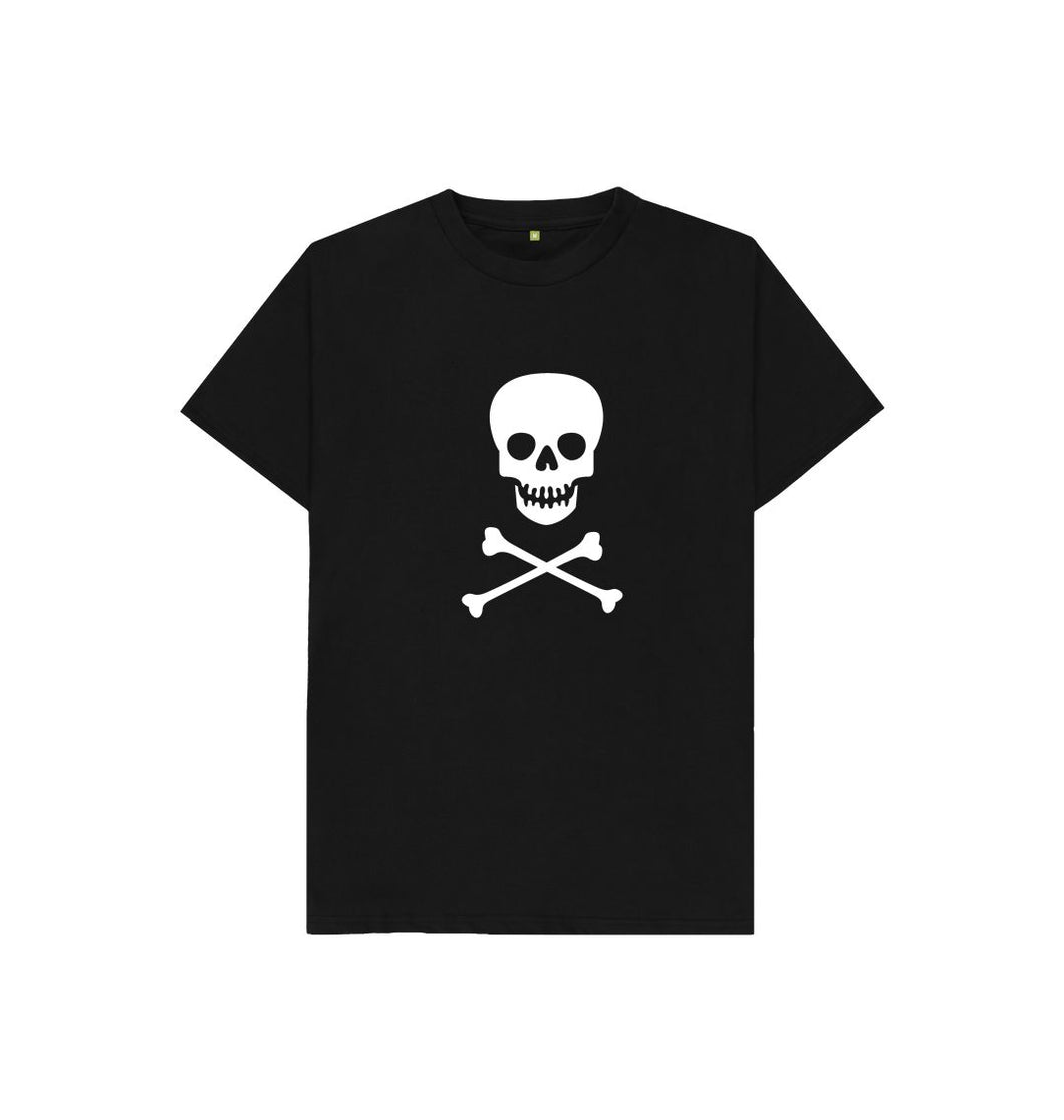 Black Kids Pirate (Skull and Crossbones) T-shirt