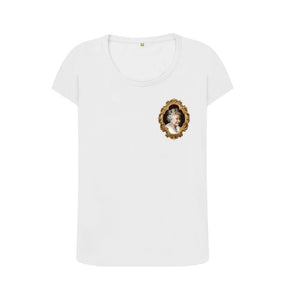 White Queen Elizabeth II on left hand side T-shirt