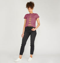 I Do All My Own Stunts female size T-shirt