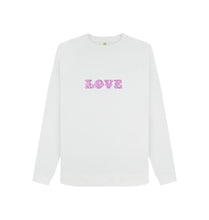White Love Sweatshirt (light coloured)