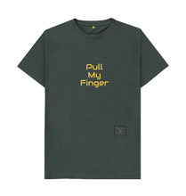 Dark Grey Unisex Pull my Finger T-shirt