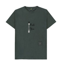 Dark Grey Womenswear \/ Menswear Fork You T-shirt