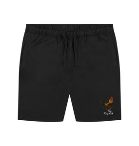 Black Huge Cock Drawstring Shorts (unbranded)