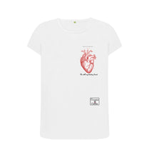 White Womenswear Be still my beating heart T-shirt