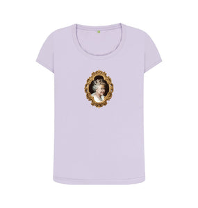 Violet Scoop Neck Women's Queen Elizabeth II T-shirt