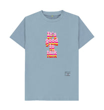 Stone Blue It's good to talk men's t-shirt