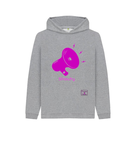 Athletic Grey Kids Shouty Hoodie