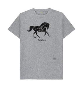 Athletic Grey Stallion T-shirt