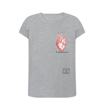 Athletic Grey Womenswear Be still my beating heart T-shirt