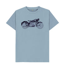 Stone Blue Biker T-shirt