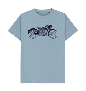 Stone Blue Biker T-shirt
