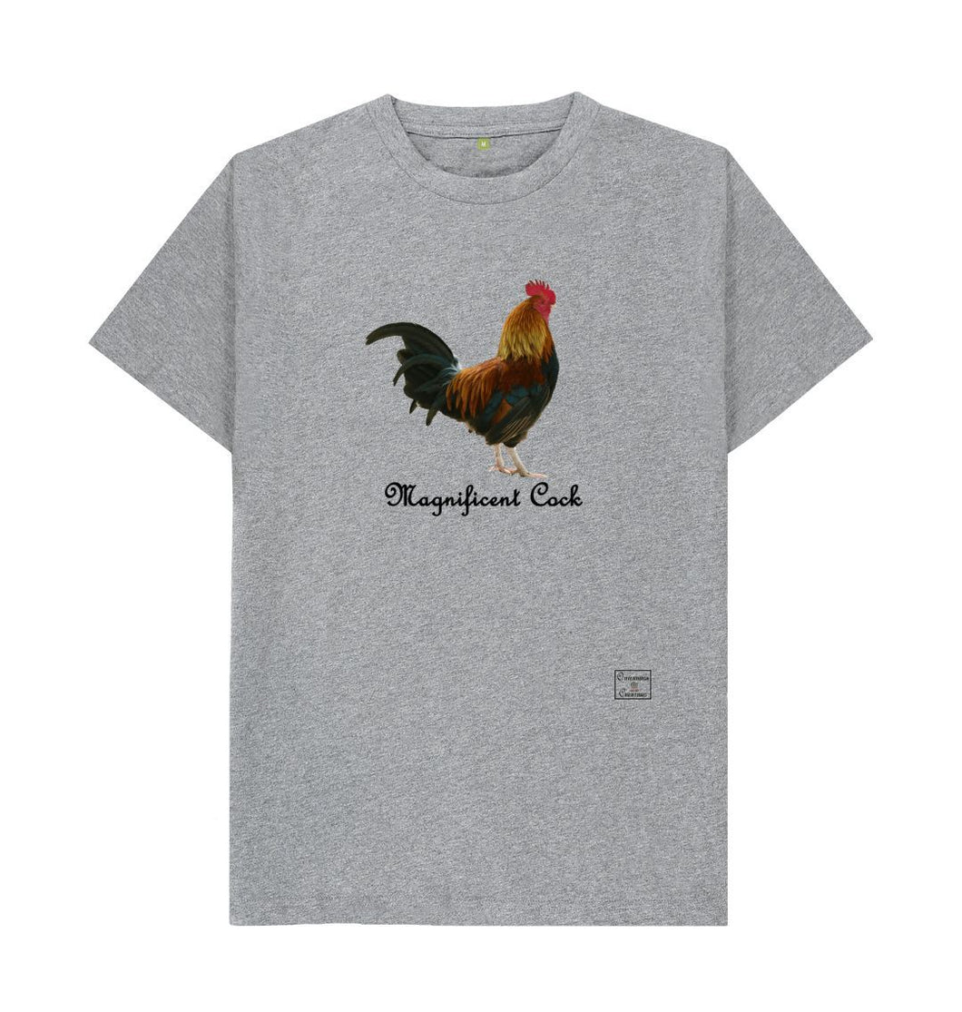 Athletic Grey Magnificent Cock T-shirt