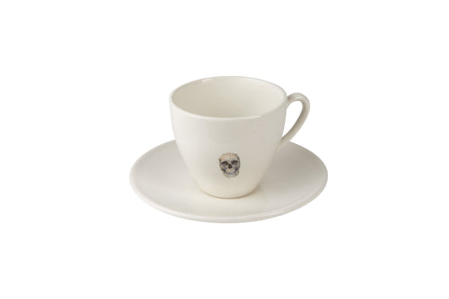 Naked Skull Tea Cup & Saucer