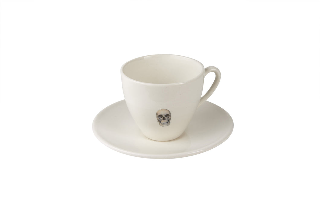 Naked Skull Tea Cup & Saucer