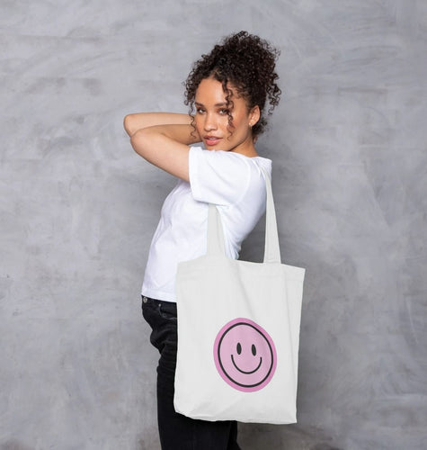Happy Pink Smiley Bag