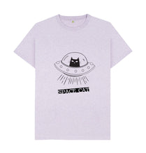 Light Purple Space Cat T-shirt