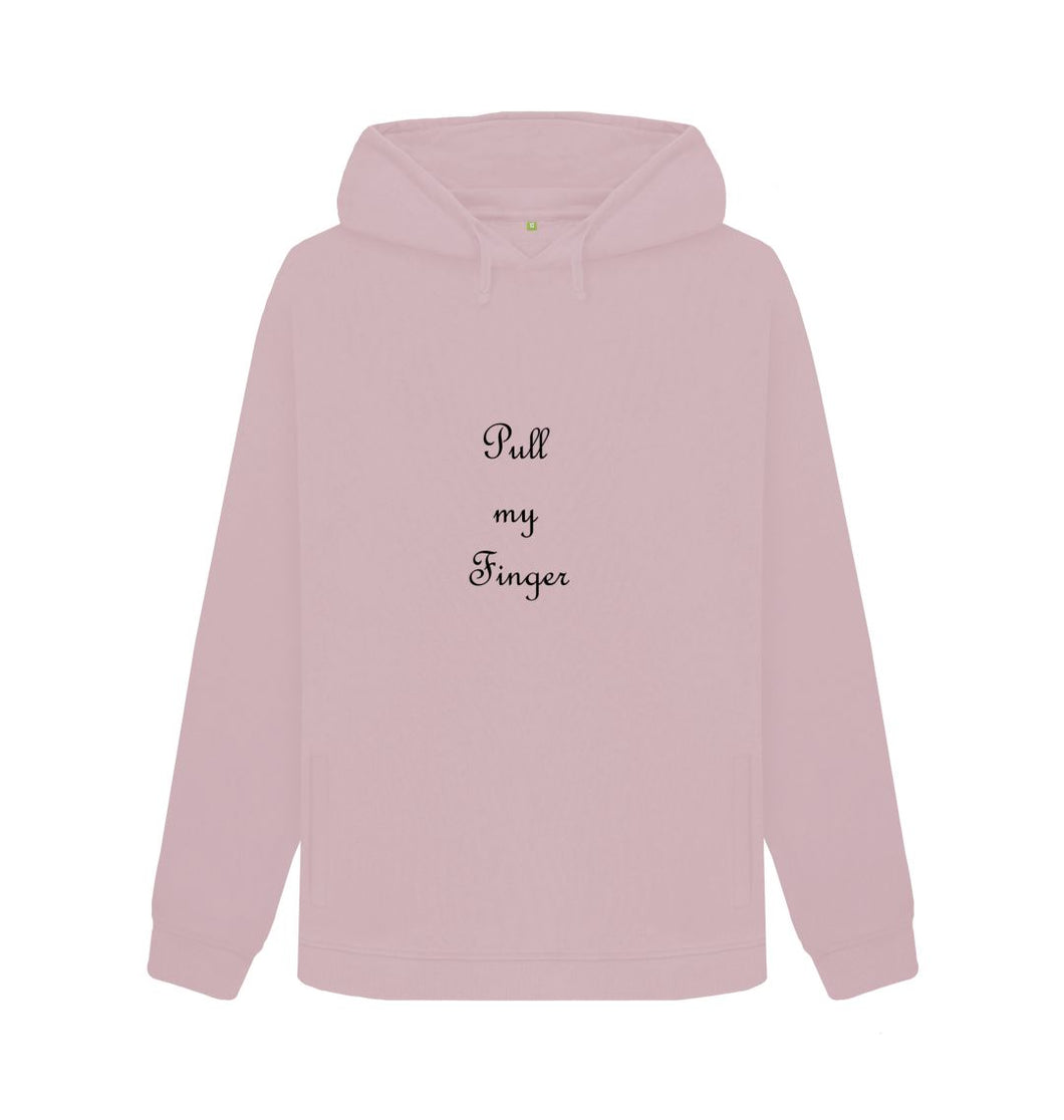 Mauve Pull my Finger Hoodie