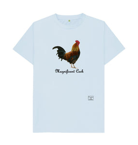 Sky Blue Magnificent Cock T-shirt