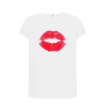 White Lips Crew Neck T-shirt