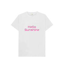 White Kids Hello Sunshine T-shirt