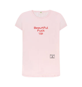 Pink Womenswear Beautiful Fuck Up T-shirt