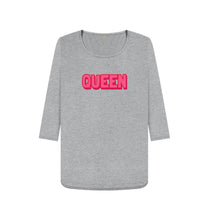 Athletic Grey Queen Long Sleeve T-shirt
