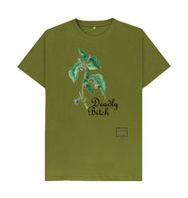 Moss Green Womenswear Deadly Bitch T-Shirt