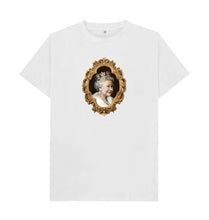 White Mansize Queen Elizabeth II T-shirt