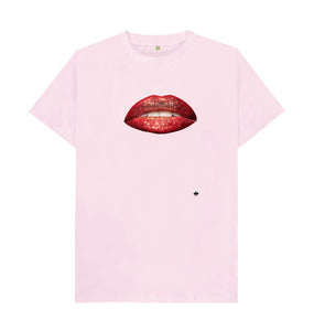 Pink Glitter lips t-shirt
