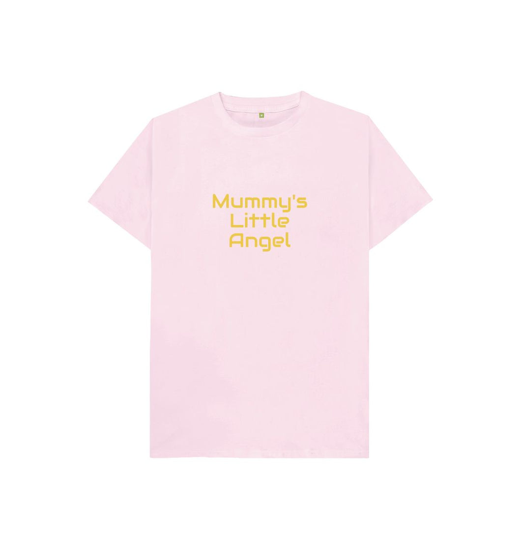 Pink Kid's Mummy's Little Angel T-shirt