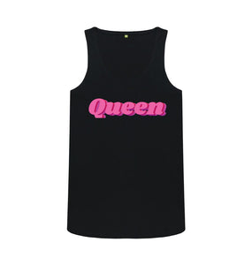 Black Queen Vest Top