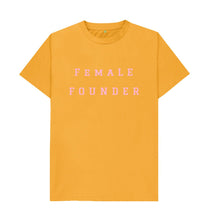 Mustard Female Founder Crew Neck T-shirt