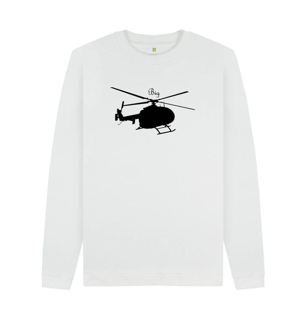 White Big Chopper Sweatshirt (larger size)