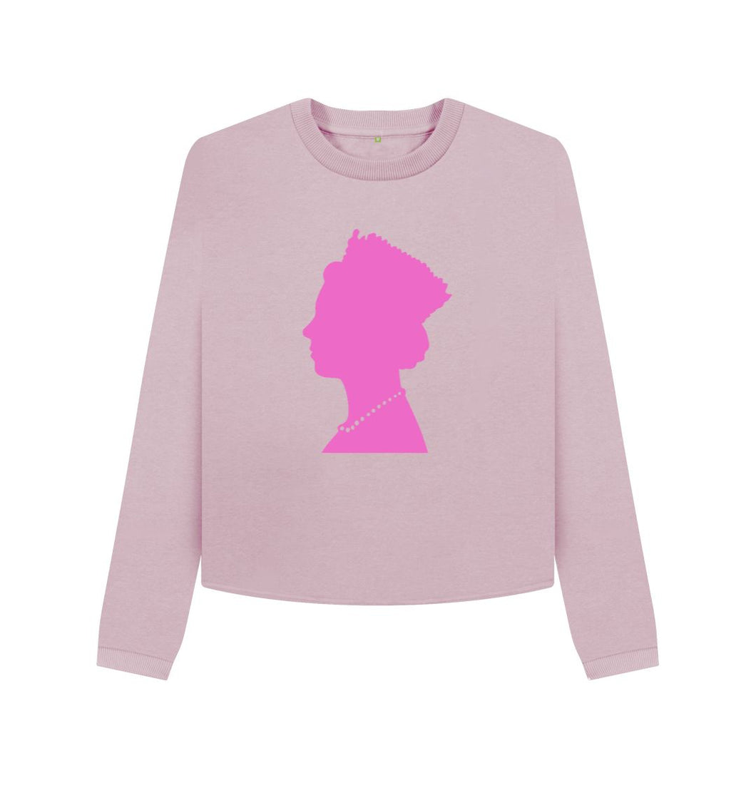Mauve Queen Elizabeth II Boxy Top