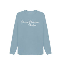 Stone Blue Merry Christmas Mofos Sweatshirt