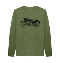 Khaki Biker Sweatshirt
