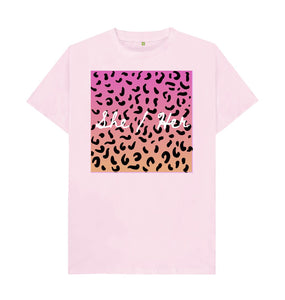 Pink She \/ Her Leopard Print T-shirt