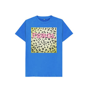 Bright Blue Kids Feral T-shirt