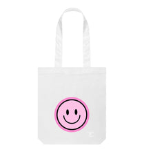 White Happy Pink Smiley Bag