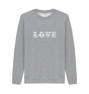 Light Heather Love Sweatshirt (mansize)