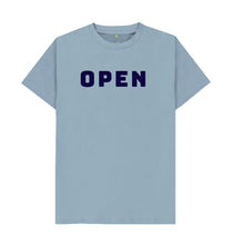 Stone Blue Open Closed T-shirt