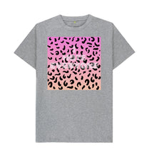 Athletic Grey I hate everyone leopard print T-shirt