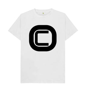 White Menswear Outlandish Creations Logo T-shirt
