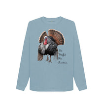 Stone Blue 'Get Stuffed This Christmas' Women's Sweatshirt