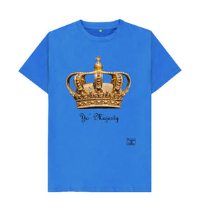 Bright Blue Yo' Majesty T-shirt