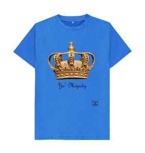 Bright Blue Yo' Majesty T-shirt