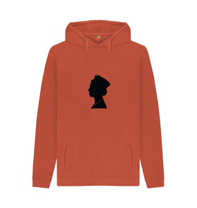 Rust Men's Queen silhouette Hoodie