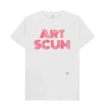 White Adult Art Scum T-shirt
