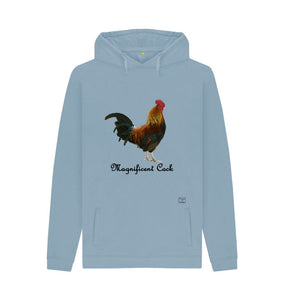 Stone Blue Magnificent Cock Hoodie